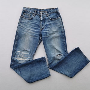 Helmut Lang Jeans Distressed Size 27 Helmut Lang Made In Italy Denim Jeans Pants Size 28/29x26.5