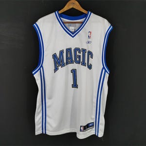 Orlando Magic Jersey Vintage Orlando Magic Mc Graddy #1 By Reebok NBA Jersey Size L