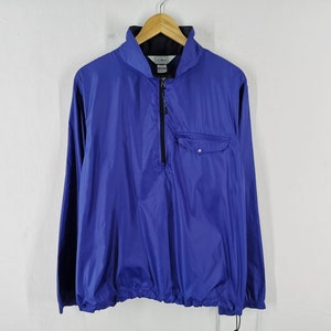 L.L.Bean Jacket Vintage L.L.Bean Windbreaker 90s LL Bean Pullover Windbreaker Jacket Size M