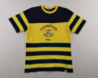 Vintage 90s Courreges Sport Futur Shirt Large Yacth Design