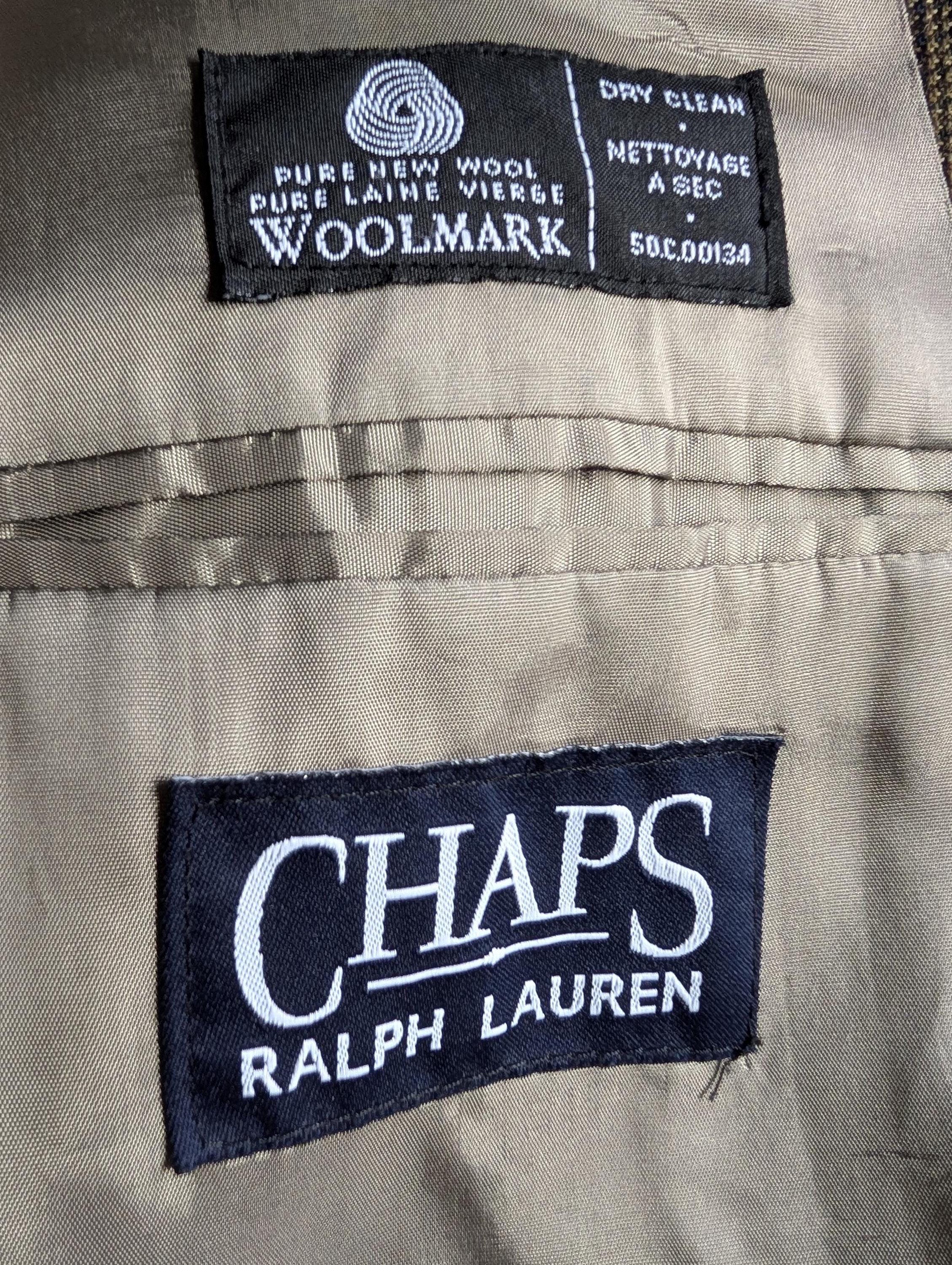CHAPS Ralph Lauren 44L Vintage Mens Wool Jacket Brown Blue Rust - Etsy