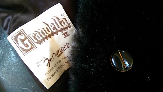 Faux Fur Dark Brown Vintage Coat Grandella II by … - image 5