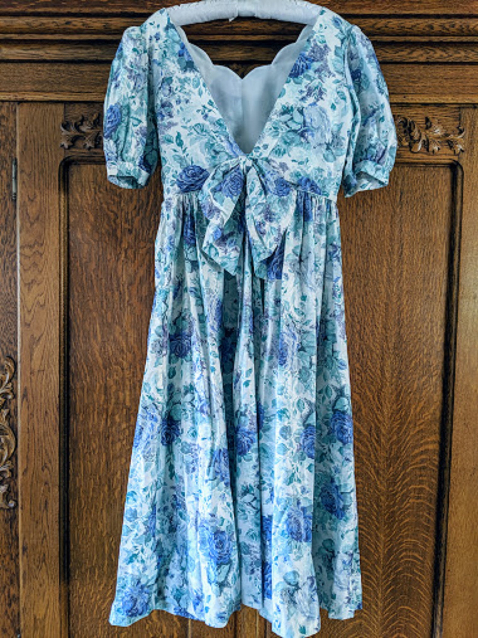 vintage laura ashley floral dress
