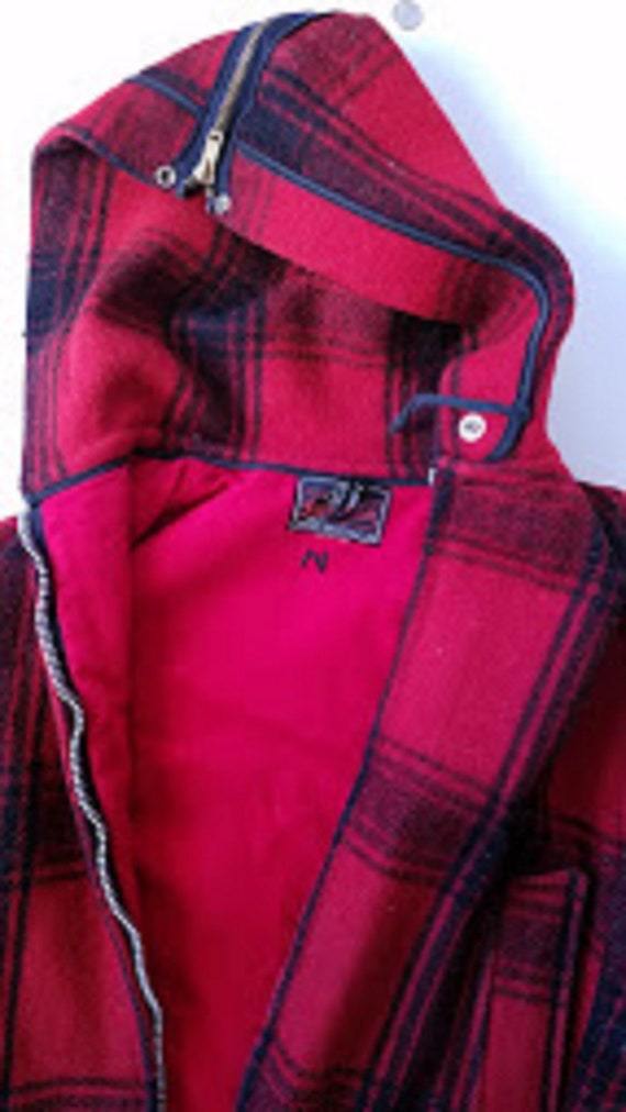 Johnson Woolen Mills Coat and Pant Set Red Black P
