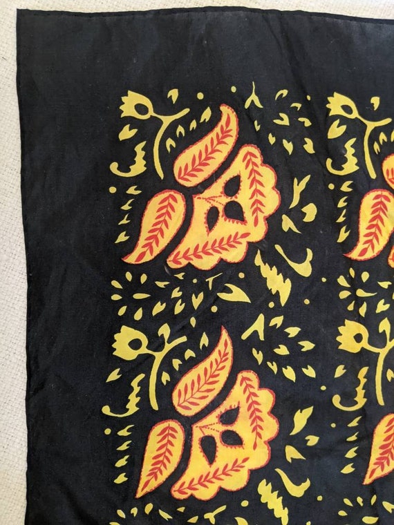 Vintage Glentey Scarf 20" Handkerchief Silk Japan… - image 3