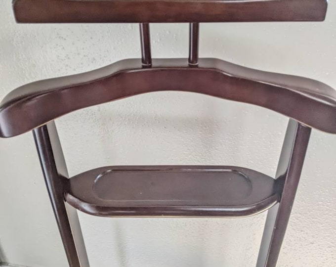 Hanger Wooden Clothes Stand Bombay Company Vintage Valet Etsy