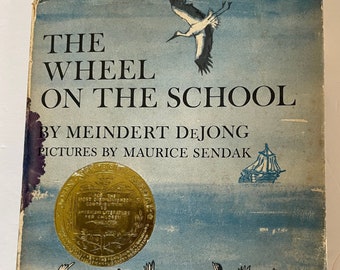 Das Rad auf der Schule von Meindert deJong, 1954, signiert!
