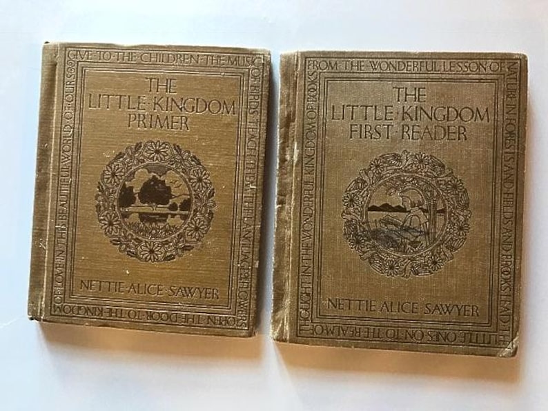 Little Kingdom Primer and Little Kingdom First Reader (set of 2 books), 1912 image 1