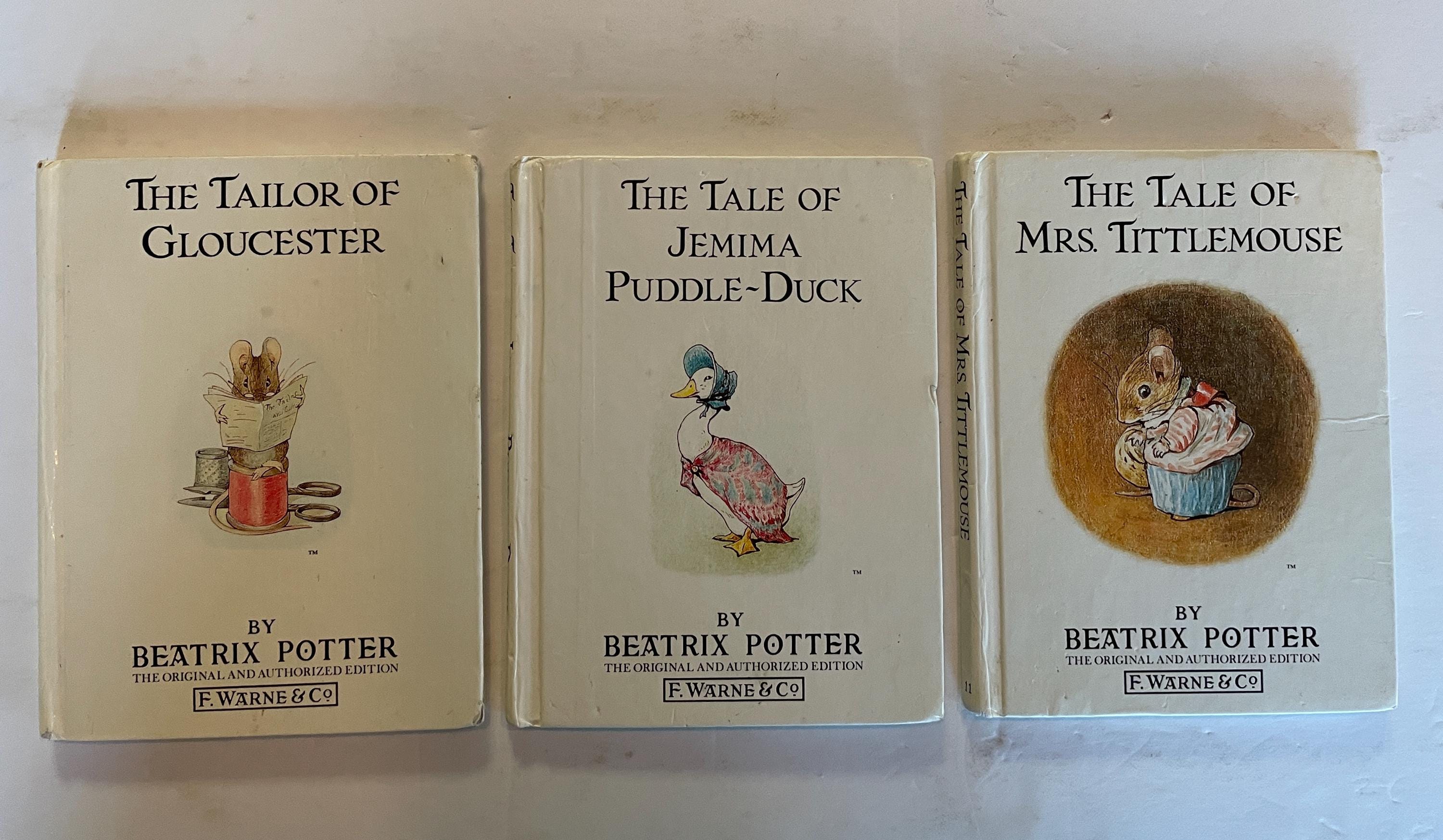 ビアトリクス・ポター著『グロスターの仕立て屋』『ジェミマ・パドル
