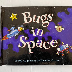 Bugs in Space, un libro desplegable de David Carter, 1997, primera edición, primera impresión