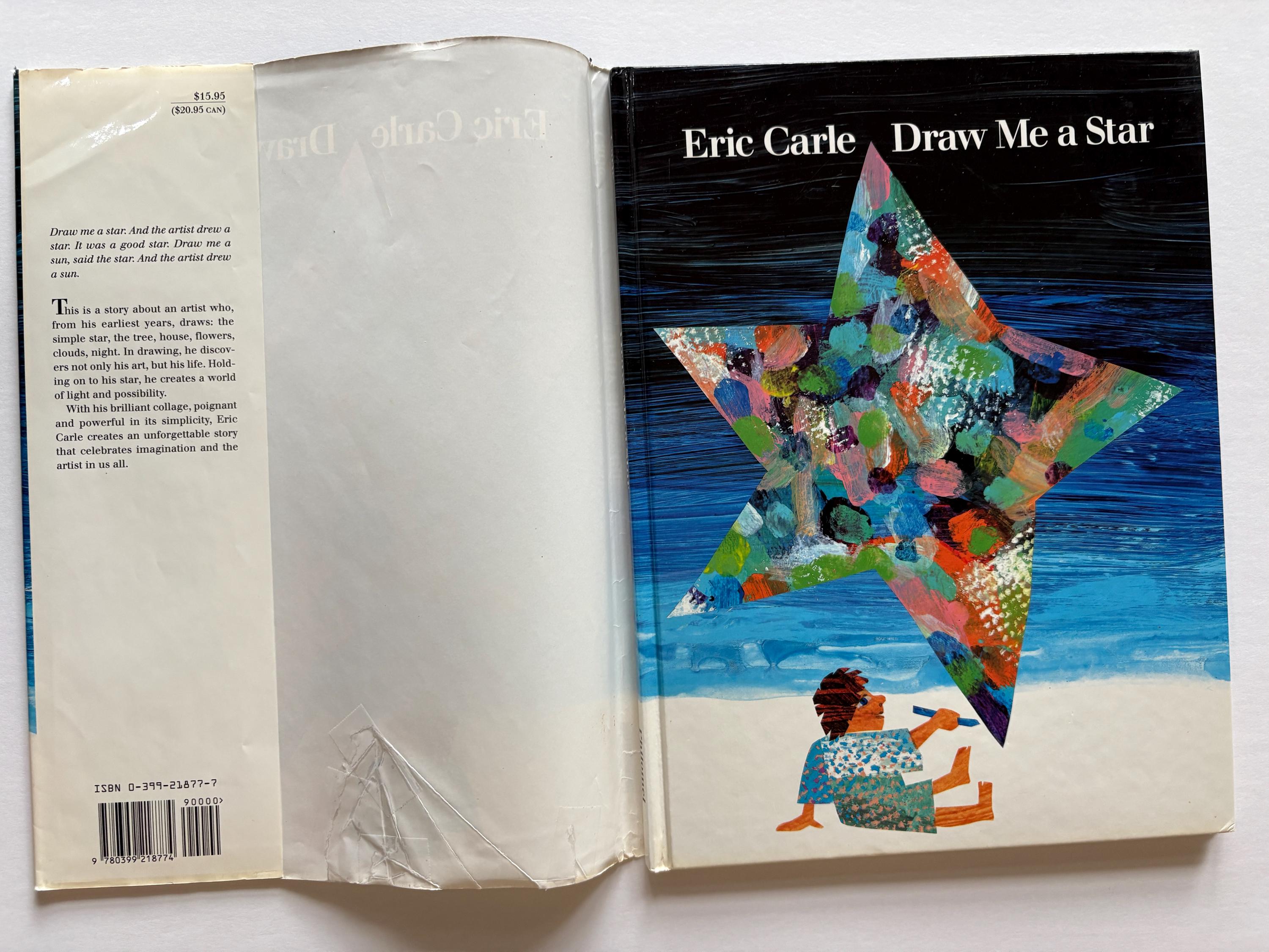 Draw Me a Star by Eric Carle, 1st Edition, 1st Printing - Etsy