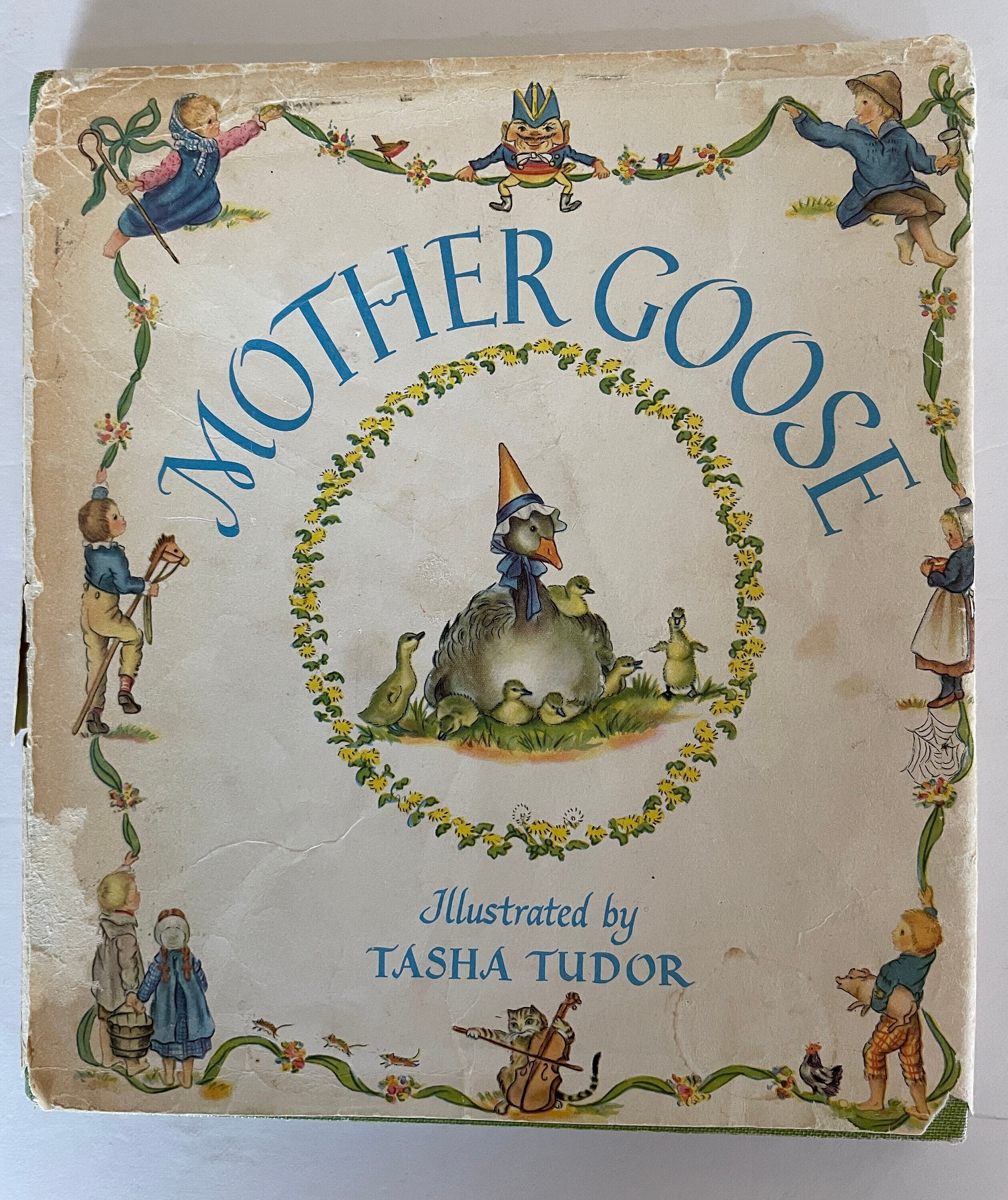 マザーグース、ターシャ・テューダーによる選集とイラスト、1958年