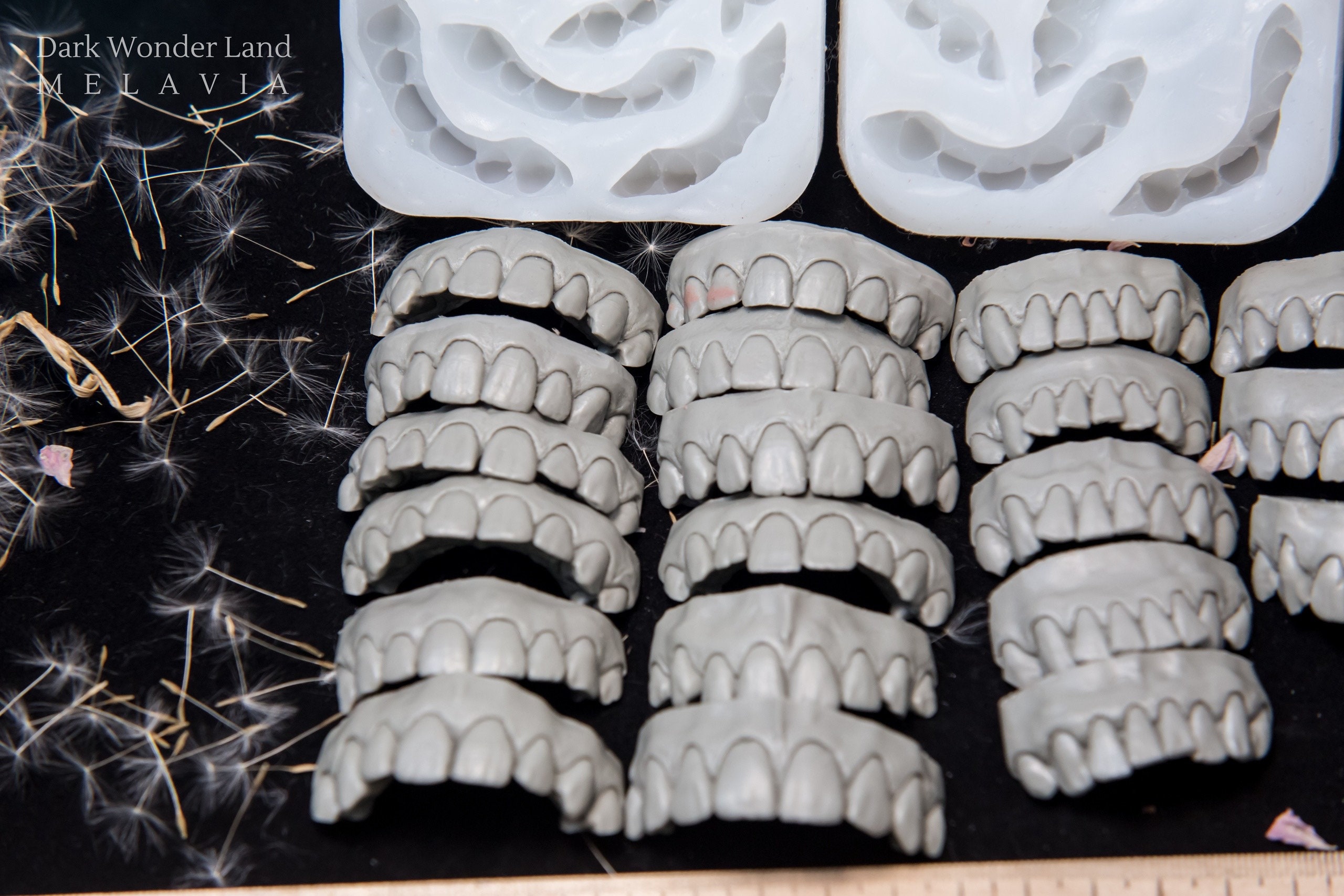 Mold upper teeth 16pcs lower teeth 5pcs Etsy