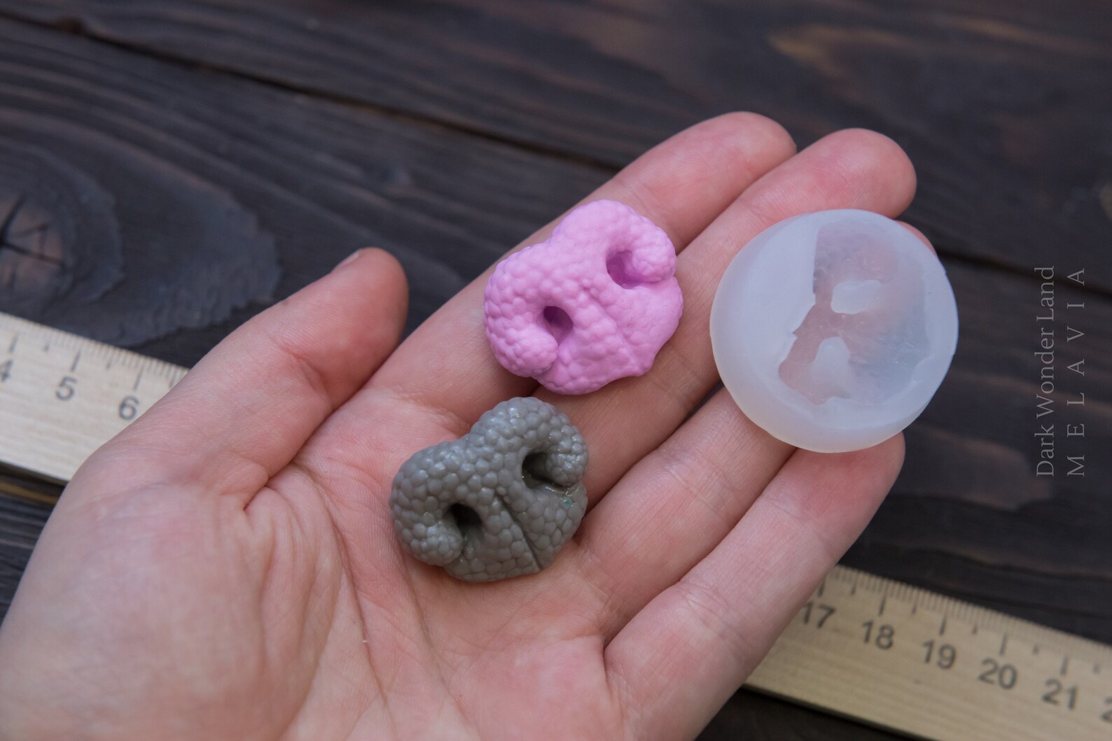 Mold stylized dog nose for toys Etsy