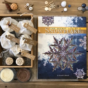 Snowflake - Winter Educational Loose Parts and Sensory Activity for Children - Montessori, Waldorf, Reggio, Nature Based
