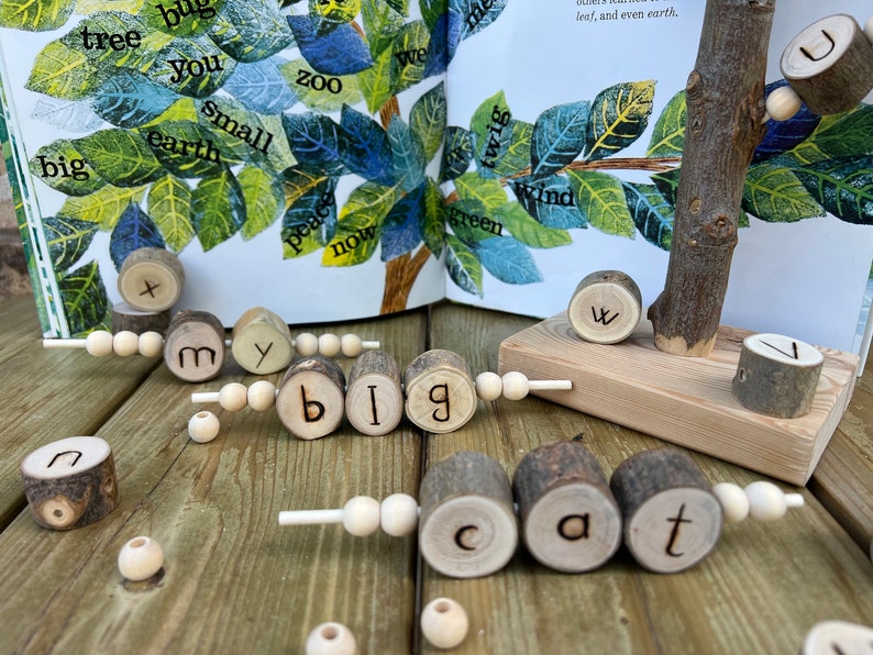 letter recognition, fine motor skills, word formation, hand-eye coordination activity for children