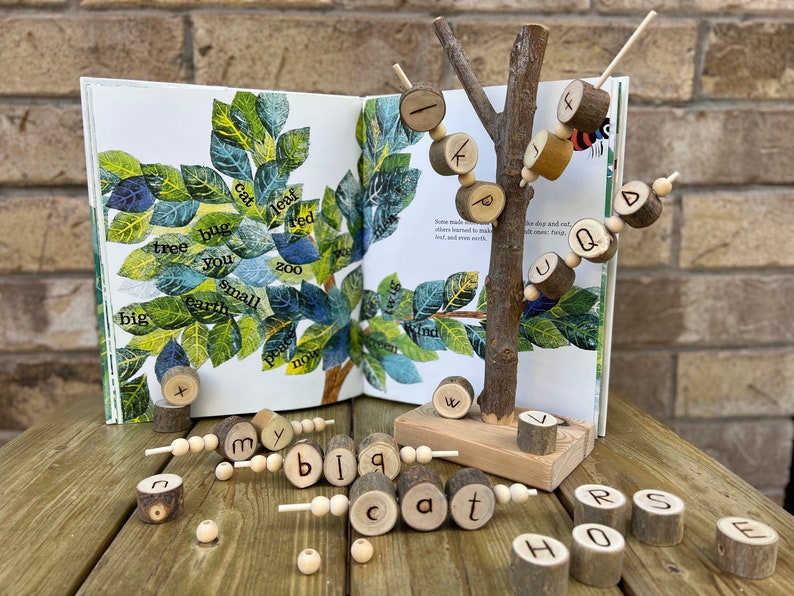 letter recognition, fine motor skills, word formation, hand-eye coordination activity for children