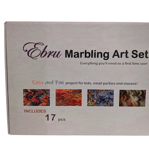 Ebru Marbling Art Set - Kit (6 Colors)