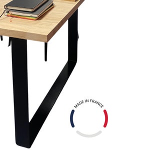 Pied de table acier 40cm – Fer plat