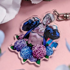 Trans Masc Pride 2&quot; Double Sided Clear Acrylic Keychain