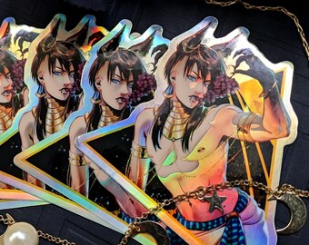 Anubis 3" Holo Vinyl Sticker