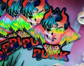 AuroraPUNK 2.5" Holo Vinyl Sticker