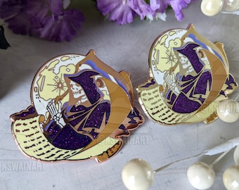 Grim Reaper 2" Hard Enamel Pin