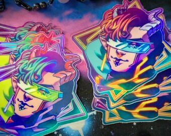Aurorapunk 2.5" Holo Vinyl Sticker