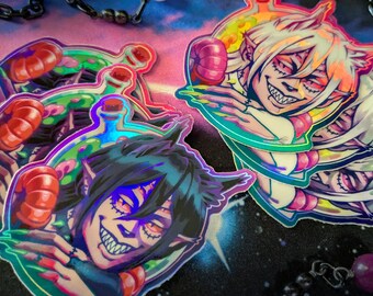 Biopunk 2.5" Holo Vinyl Sticker