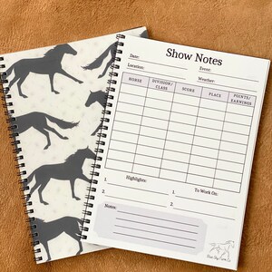 Equine Show Competition Journal Equestrian Journal Horse Show Log Equestrian Gift Horse Riding Journal Dressage Horse Gift Horse Purple Gift
