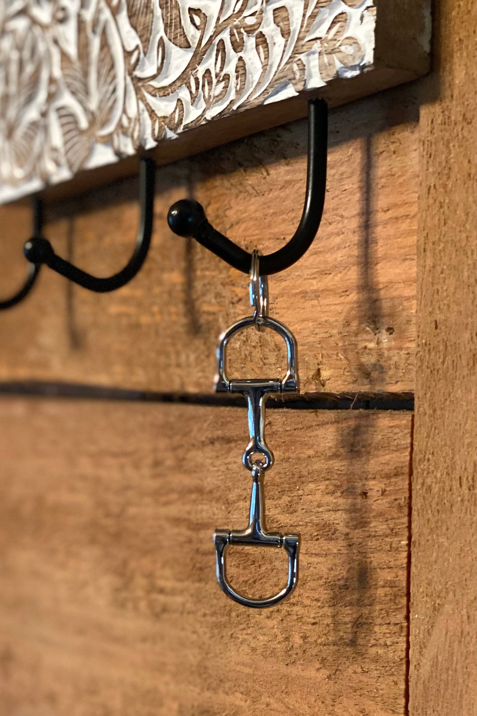 Horse Keychain Snaffle Bit Equestrian Keychain Gift Horse Bit Etsy