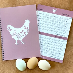 Chicken Homestead Gift for Chicken Lover Beginner Chicken Stuff Egg Collecting Journal for Chicken Egg Tracker Homesteading Gift Egg Expense