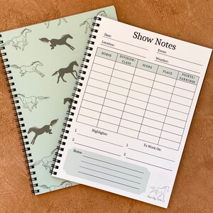 Reitshow Rekord Journal Pferdesport Journal Green Horse Log Reiter Geschenk Horse Riding Journal Horse Show Jugendpferdegeschenk Pferd