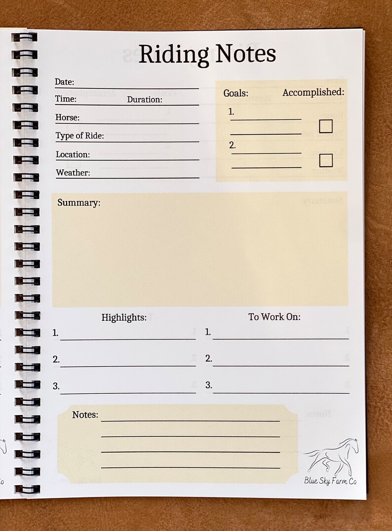 Horse Girl Gift Equestrian Gift for Horse Owner Journal Yellow Horse ...