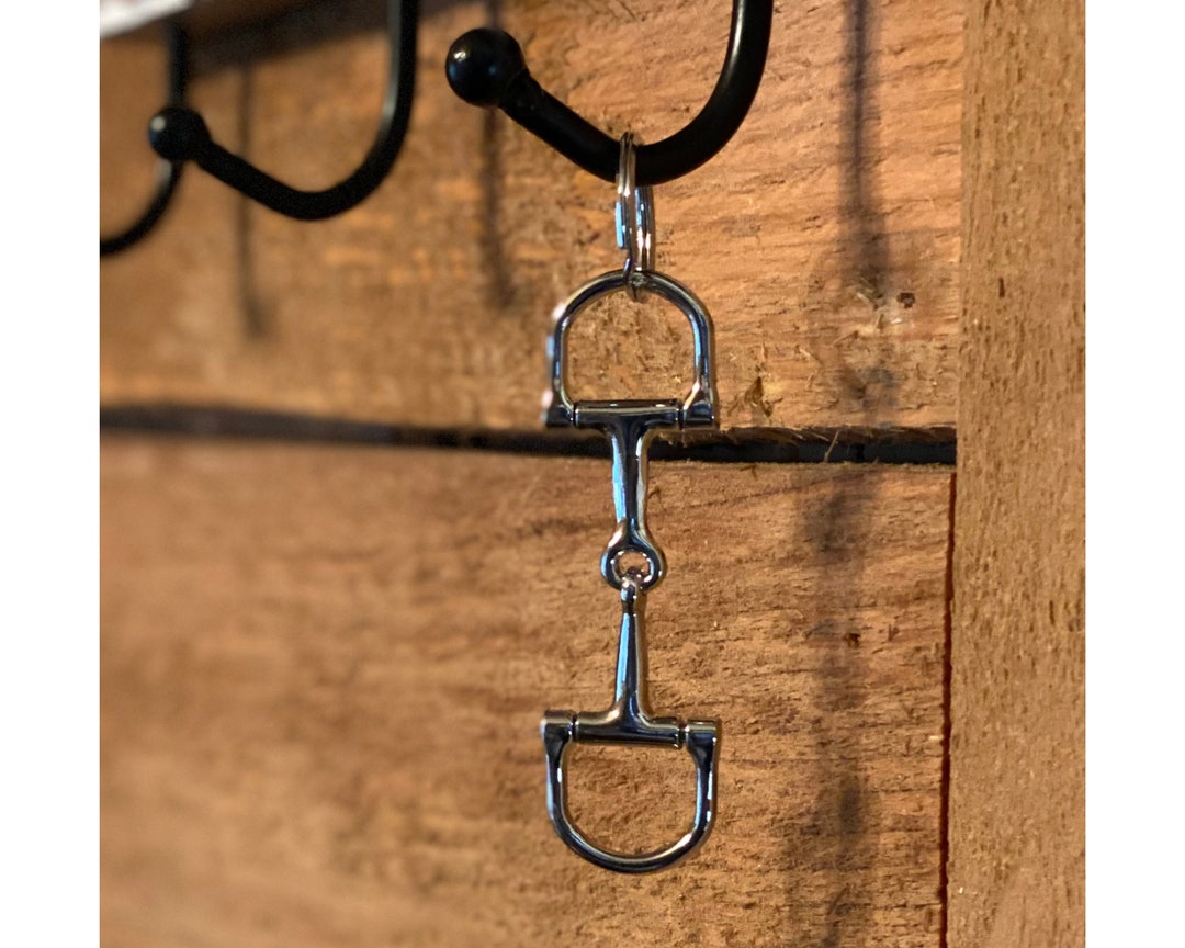 Horse Gift Keychain Snaffle Bit Equestrian Keychain Gift Horse Bit