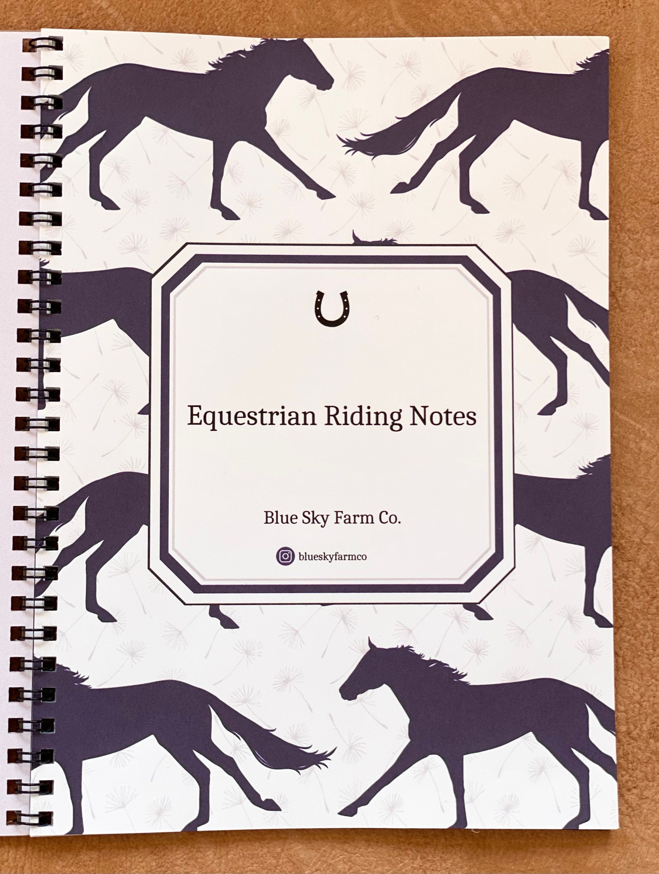 Personalized Horse Gift Custom Riding Journal Equestrian Journal Horse