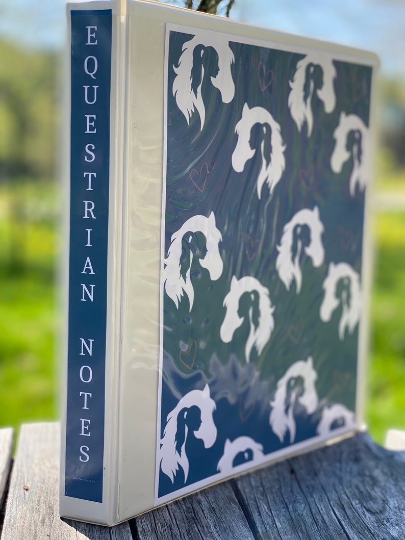 Equestrian Riding Journal Horse Printable Journal Horse Training Log ...