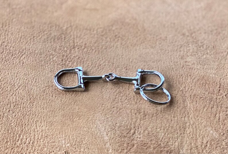 Keychain Horse Snaffle Bit Horse Mom Gift Horse Barn Small Keychain Horse Lesson Girl Gift for