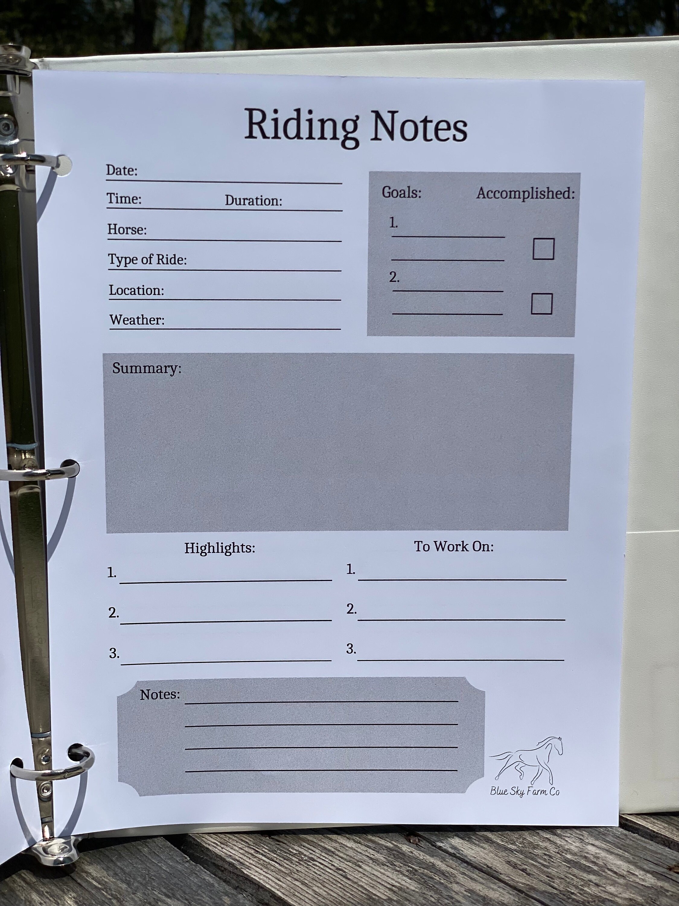 Horse Download Equestrian Binder Horse Rider Youth Horse Download ...