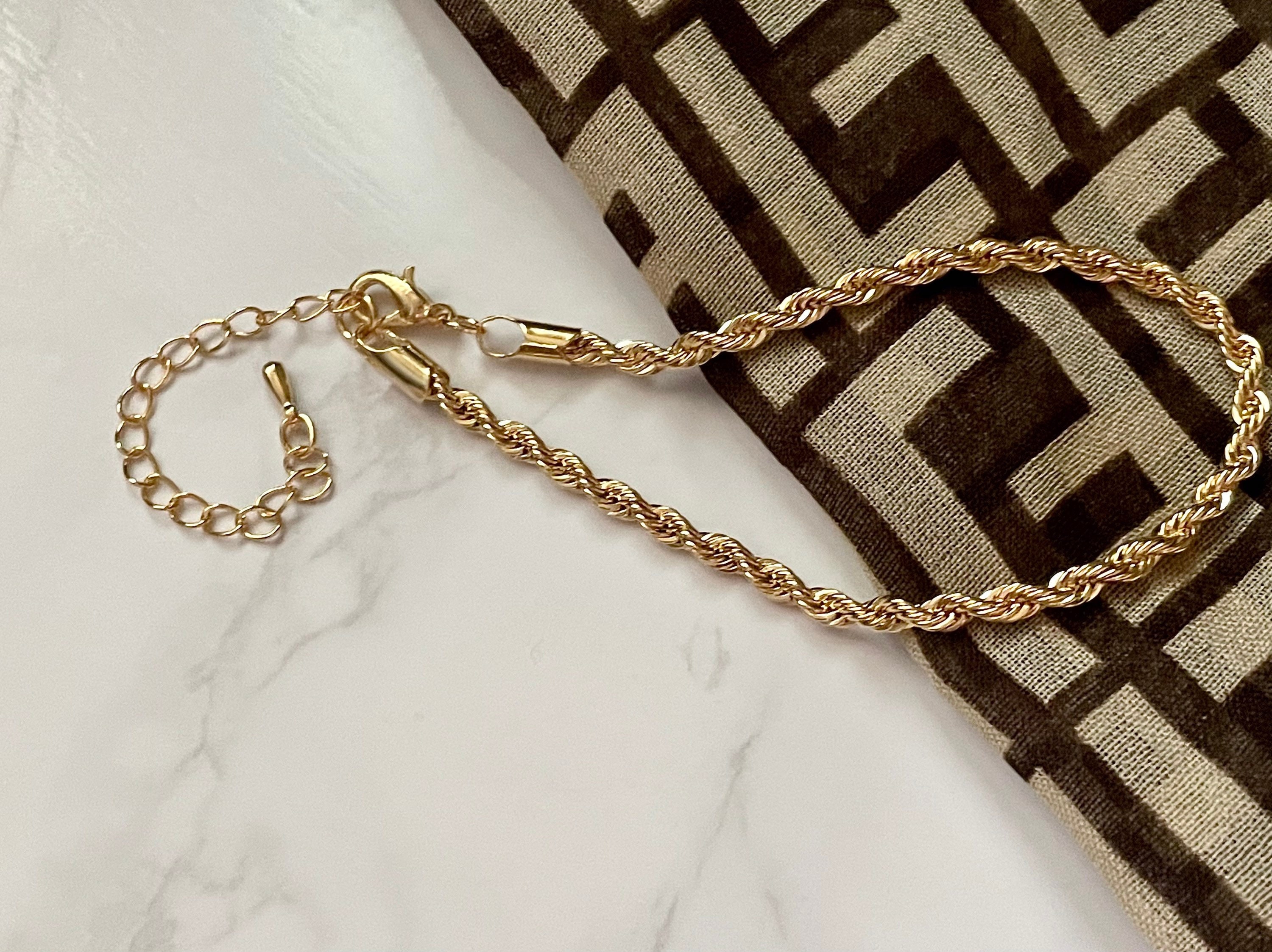 gold chain bracelet layers stacked – Clutch Jewelry