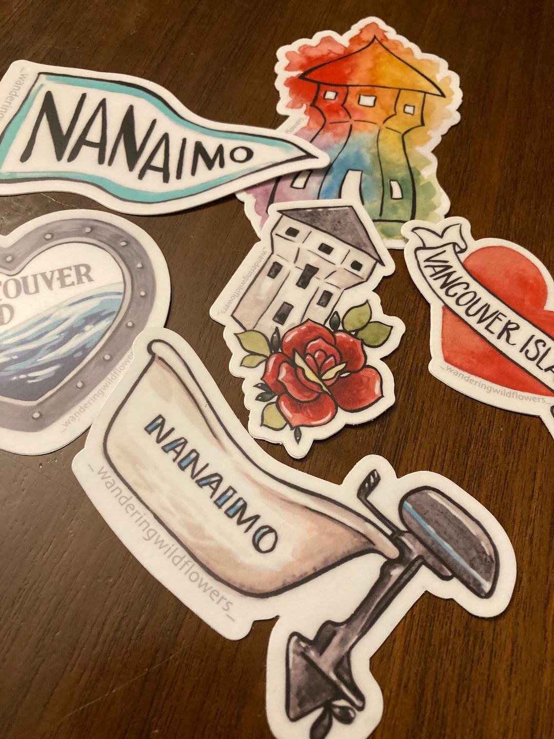 Vancouver Island Nanaimo Vinyl Waterproof Sticker Pack Etsy Singapore