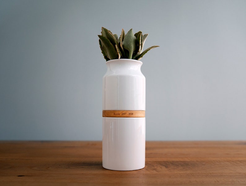 modern pet urn