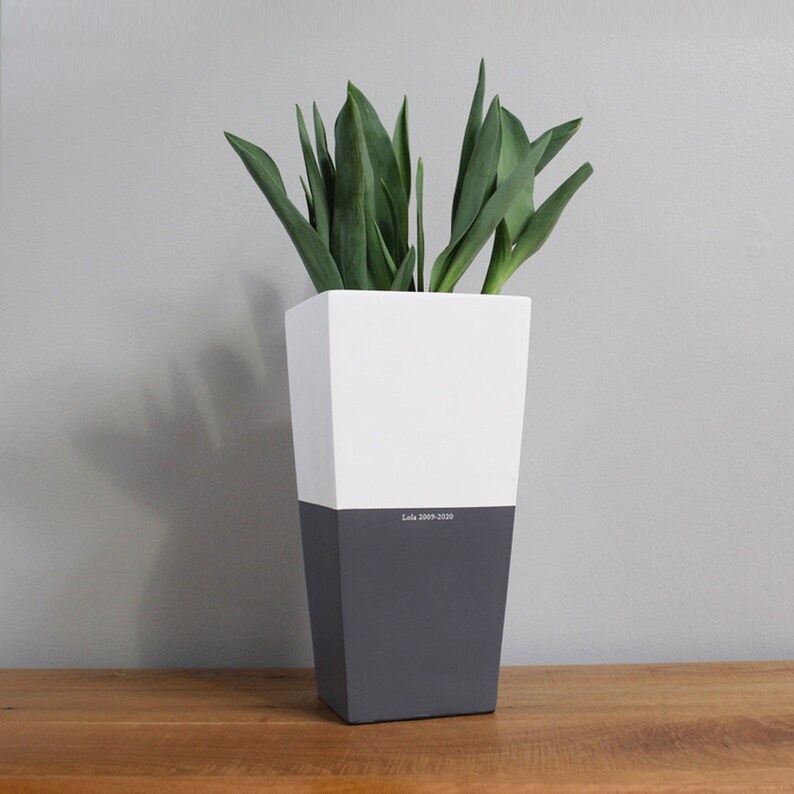 Vase Pet Urn for Ashes Dog Loss Remembrance Urn Cat Memorial Etsy