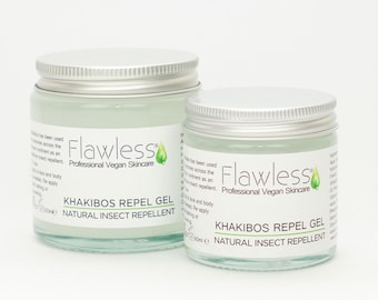 Vegan Insect Repellent Gel. Natural mosquito repellent. Handmade, plastic free skincare. Eco-friendly and zero waste.