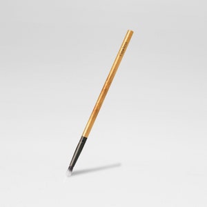 Vegan Precision Detail Makeup Brush: Bamboo Handle, Synthetic Bristles
