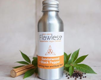 Men’s Hair and Body Wash - Sandalwood and Black Pepper