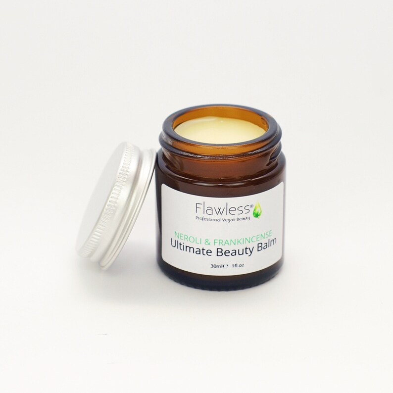 Vegan Luxury Beauty Balm With Neroli And Frankincense, Zero Waste, Plastic Free Skincare, Cruelty Free, Ethical image 3