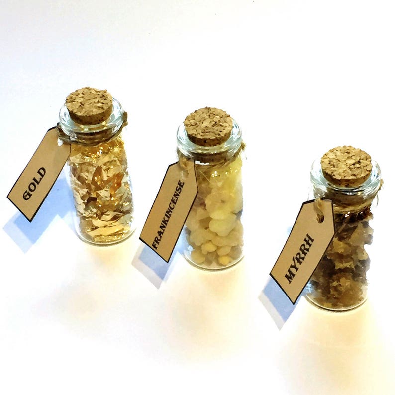 Gold Frankincense and Myrrh Christmas Gift Set Frankincense - Etsy UK