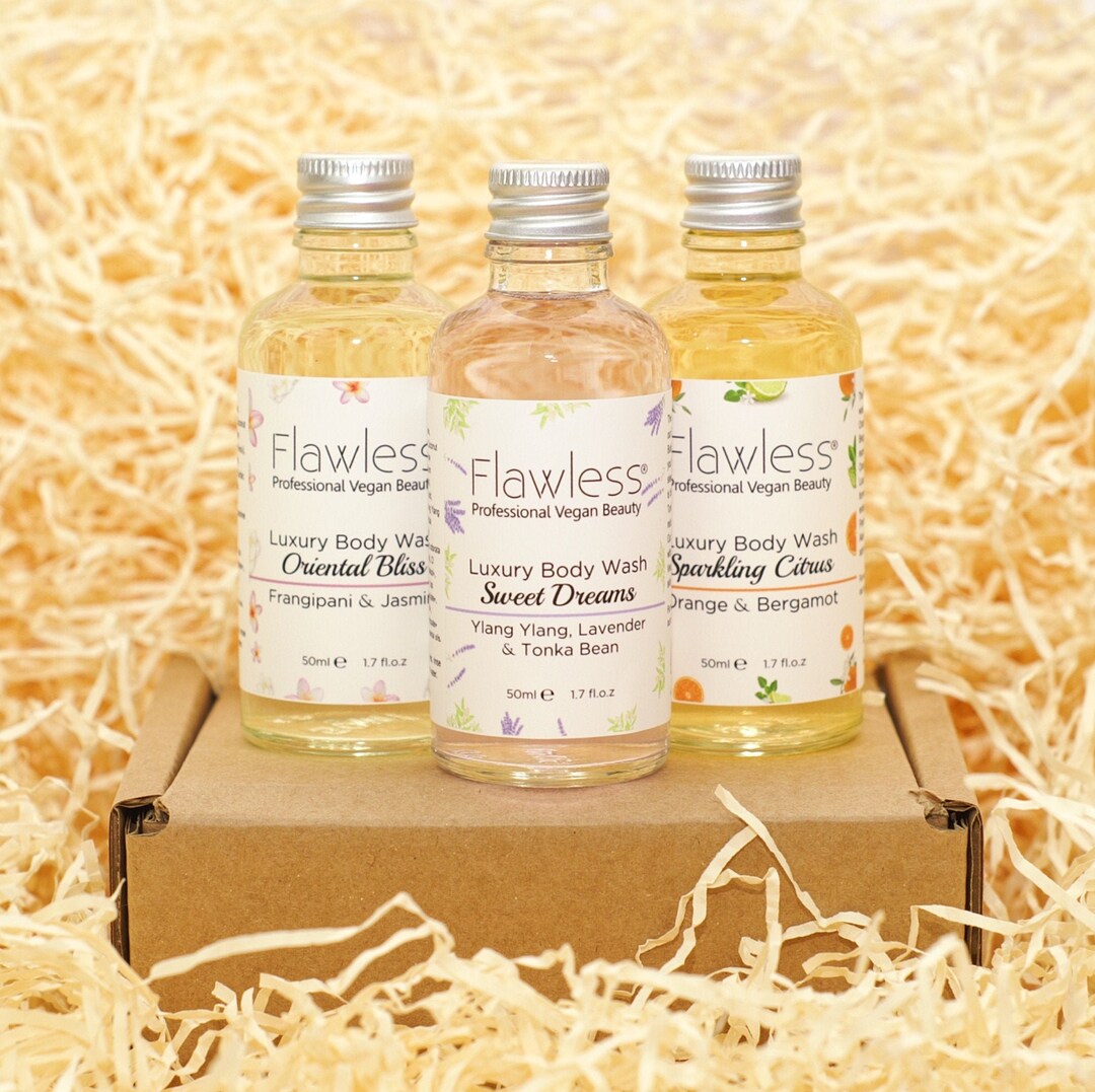 Luxury Vegan Body Wash Gift Set. Sustainable Gift Set Zero Etsy