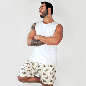 Mens novelty pyjama shorts hot sale